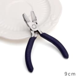 1 Piece Jinggong Carbon Steel Coffee Color Multifunctional Hand Tools Jewelry Pliers Equipment Round Nose End Cutting Wire Plier