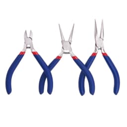 Pandahall Jewelry Pliers Sets Carbon-Hardened Steel Side Cutting Round/Bent/Long Chain Nose Pliers DIY Making Jewelry Tools