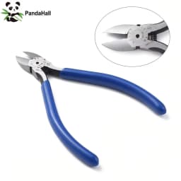 PandaHall Jewelry Pliers Side Cutting Pliers Flush Cutters Plier Carbon-Hardened Steel Jewelry Making Tools 125x70x10mm