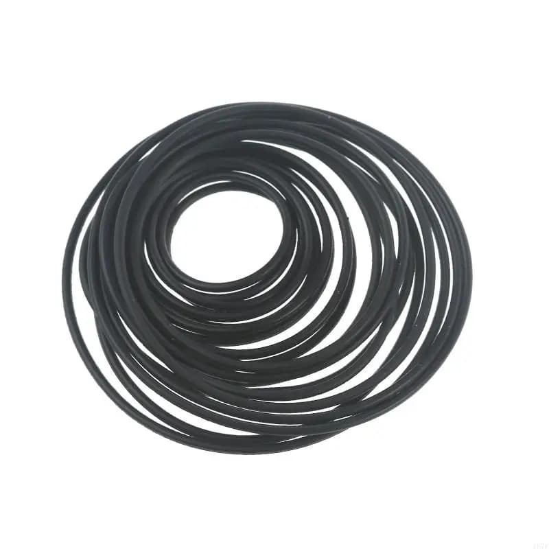 157F 20Pcs 1.5mm Cassette Tape Rubber DVD Cassette Tape Recorder Turntable Strap Belt Durable Rubber Belts