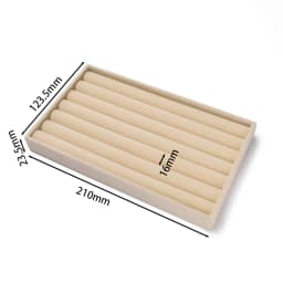 1Pcs/Lot Velvet Jewelry Display Tray Multiple Styles Portable Ring Earrings Necklace Organizer Box Drawer Jewellery Organizers