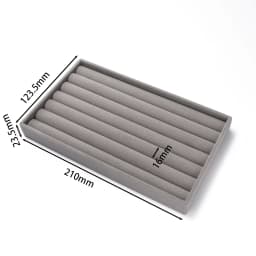 1Pcs/Lot Velvet Jewelry Display Tray Multiple Styles Portable Ring Earrings Necklace Organizer Box Drawer Jewellery Organizers