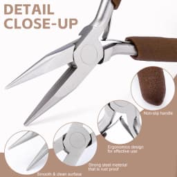 Jewelry Pliers Professional Jewelry Making Tools Needle Nose Pliers Round Wire Cutters for Supplies Wrapping DIY Crafts Beading