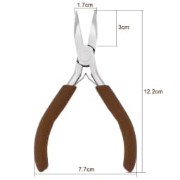 Jewelry Pliers Professional Jewelry Making Tools Needle Nose Pliers Round Wire Cutters for Supplies Wrapping DIY Crafts Beading