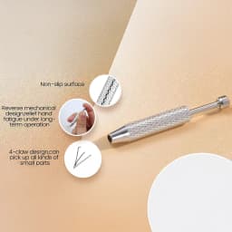 CANNER 14/16/18/20G Stainless Steel Piercing Taper Ball Grabber Tool for Changing Jewelry Flat Back Earrings Body Piercing Kit