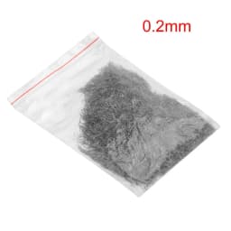 100g Stainless Steel 0.2/0.3/0.4/0.5M Polishing Pin Jewelry Polishers Finishing Media Magnetic Pins Rotary Tumbler Accessories