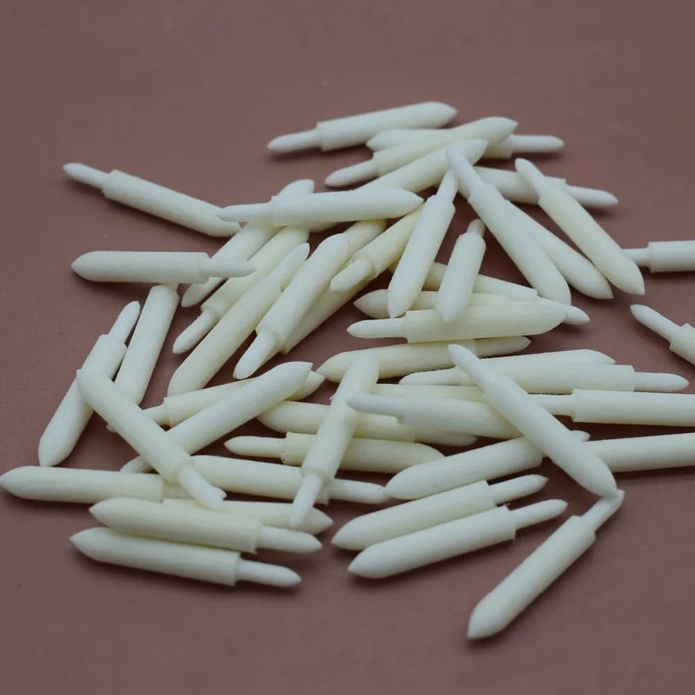 100pcs Double End Rhodium Pen Tips For Gold Jewelry Pen Plating Tip