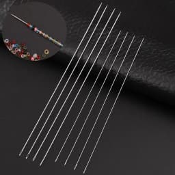 30PCS Metal Beading Needles for Beads 40/55/80/100/120MM Jewelry Bracelet Necklace Making Pins Cord Tools Pins DIY Tool