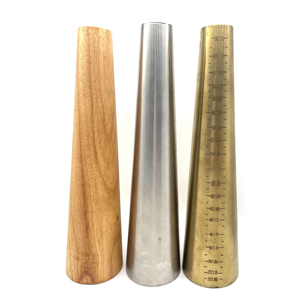 Stainless Steel Bracelet Mandrel Sizing Tool Round Oval Wooden Bangle Shaping Tool DIY Jewelry Mandrel for Beginners