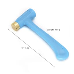 Metal Working Hammer Brass Nylon and Stainless Steel Base Punch Set Hand making Tool for Jewelry
