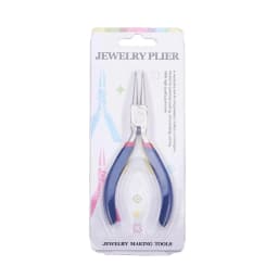 PandaHall Round Nose Plier Stainless Steel Jewelry Pliers Tools & Equipment for DIY Jewelery Accessory MidnightBlue 125x53mm