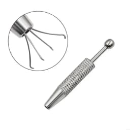 Professional Small Bead Holder Grab Ball Catchers Surgical Steel Body Piercings