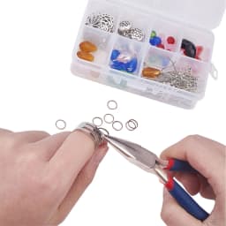 Pandahall Jewelry Pliers Stainless Steel Short Chain-Nose Pliers Jewelry Making Tools 125x53mm
