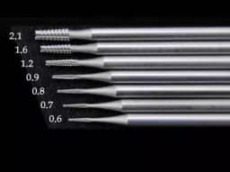 6pcs/set Steel Burs for Jewellery Engraving Metal Drill Carving Grinding Bits 2.35mm Shank Jewelry Tools
