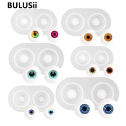 6 Sizes Doll Eyes Mold BJD Doll Heavy Pupil Eye Eyeball Dome Silicone Molds Kit