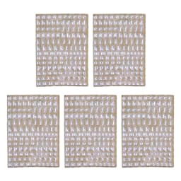 5Pcs 3mm Letters Chunky Glitter Epoxy Resin Decorative Stickers Engkish Letters Numbers UV Epoxy Resin Fillings
