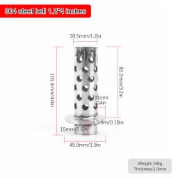 304 Stainless Steel Vacuum Flask Stell Bell for Jewelry Investment Casting – Lost Wax Casting Inverted Model Plaster Mold