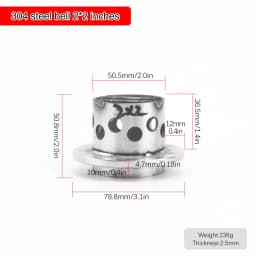 304 Stainless Steel Vacuum Flask Stell Bell for Jewelry Investment Casting – Lost Wax Casting Inverted Model Plaster Mold