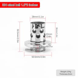 304 Stainless Steel Vacuum Flask Stell Bell for Jewelry Investment Casting – Lost Wax Casting Inverted Model Plaster Mold