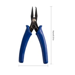 PandaHall 1pc Jewelry Pliers Split Ring Opener Polishing Gunmetal Jewelry Making Tools about 140mm long