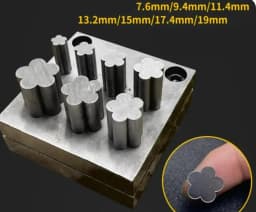 CR12 steel Disc Cutter Jewelry Making Bone Punching Cut Hole Punch Forming Die Cutting Tool Necklace Pendant Charm DIY