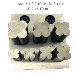 CR12 steel Disc Cutter Jewelry Making Bone Punching Cut Hole Punch Forming Die Cutting Tool Necklace Pendant Charm DIY