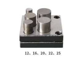 CR12 steel Disc Cutter Jewelry Making Bone Punching Cut Hole Punch Forming Die Cutting Tool Necklace Pendant Charm DIY