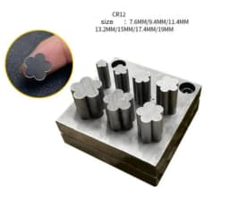 CR12 steel Disc Cutter Jewelry Making Bone Punching Cut Hole Punch Forming Die Cutting Tool Necklace Pendant Charm DIY