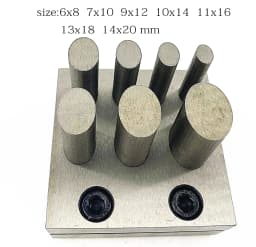 CR12 steel Disc Cutter Jewelry Making Bone Punching Cut Hole Punch Forming Die Cutting Tool Necklace Pendant Charm DIY
