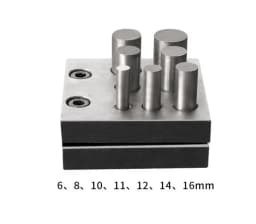 CR12 steel Disc Cutter Jewelry Making Bone Punching Cut Hole Punch Forming Die Cutting Tool Necklace Pendant Charm DIY