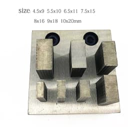 CR12 steel Disc Cutter Jewelry Making Bone Punching Cut Hole Punch Forming Die Cutting Tool Necklace Pendant Charm DIY