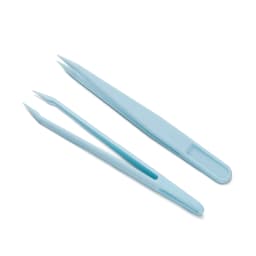 10Pcs/Lot Candy Color Plastic-assisted Fork Tweezers Stickers DIY Tool for Beaded Jewelry Accessories Making
