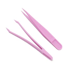 10Pcs/Lot Candy Color Plastic-assisted Fork Tweezers Stickers DIY Tool for Beaded Jewelry Accessories Making