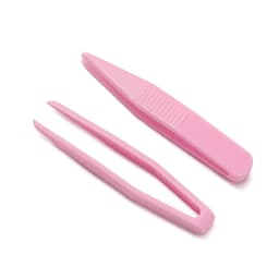 10Pcs/Lot Candy Color Plastic-assisted Fork Tweezers Stickers DIY Tool for Beaded Jewelry Accessories Making