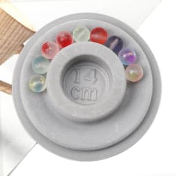 1pc PE Flocked Jewelry DIY Bracelet Design Round Plate Handmade Beaded Bracelet Design Table Size Dial New Beads Measuring Plate