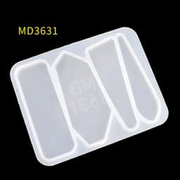 Handmade Barrettes Silicone Epoxy Resin Molds DIY Hair Pin Acrylic Mold Alligator Hair Clip Molds Jewelry Making Tools