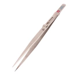 Jewelry Making Tool Tweezers Concave Groove Diamond Stainless Steel Adjustable Craft Tools For Jeweler