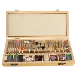 100/228pcs Power Tool Accessories Set Wooden Box Fits Dremel Grinding Polishing Metal Wood Engraving Drill Electric Rotary Tool