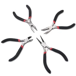 3-4Pcs Jewelry Pliers Set, Carbon Steel Cutting Pliers,Chain-Nose Pliers,Round Nose Plier For Jewelry DIY Making tool