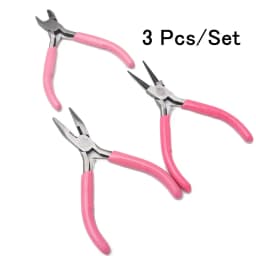 3-4Pcs Jewelry Pliers Set, Carbon Steel Cutting Pliers,Chain-Nose Pliers,Round Nose Plier For Jewelry DIY Making tool