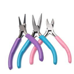 3-4Pcs Jewelry Pliers Set, Carbon Steel Cutting Pliers,Chain-Nose Pliers,Round Nose Plier For Jewelry DIY Making tool