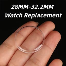 28MM‑32.2MM Vintage Watch Part Mirror Protective Face Cover Organic Plastic Replacement Cover AcrylicWatch Lens Protective