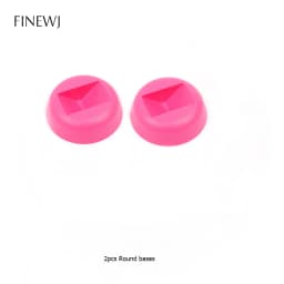 Color PE Film Jewelry Storage Box 3D Packaging Case Coin Free Stand Floating Frame Membrane Ring Earring Bracelet Display Holder