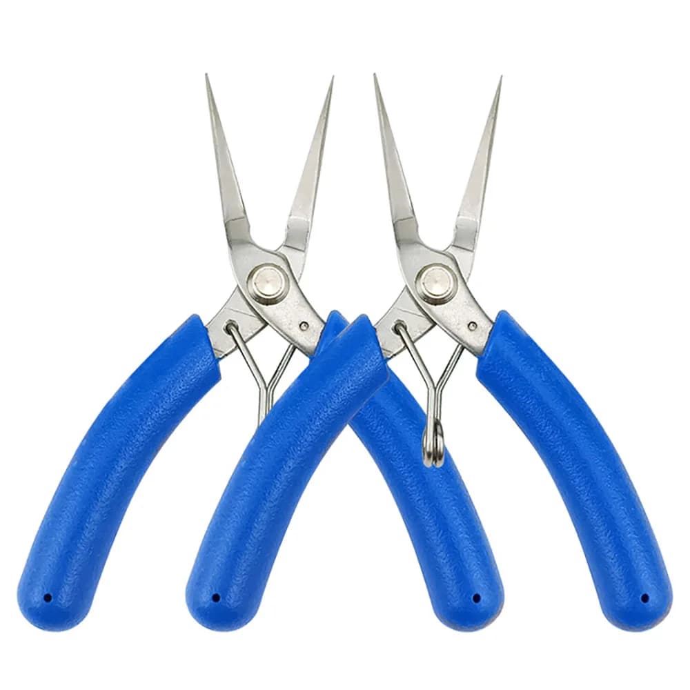118MM/4.6IN Needle Nose Pliers, Precision Long Nose Pliers for Jewelry Making, Electronics Repair, Wire Cutting, Hand Tool