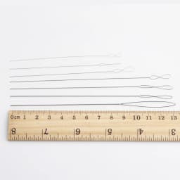 2Pcs/Lot Stainless Steel Big Eye Beading Needles Easy Thread String Cord Pins For Beads and Pearls DIY Jewellry Making Tools