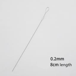 2Pcs/Lot Stainless Steel Big Eye Beading Needles Easy Thread String Cord Pins For Beads and Pearls DIY Jewellry Making Tools