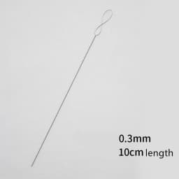 2Pcs/Lot Stainless Steel Big Eye Beading Needles Easy Thread String Cord Pins For Beads and Pearls DIY Jewellry Making Tools