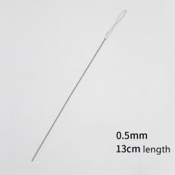 2Pcs/Lot Stainless Steel Big Eye Beading Needles Easy Thread String Cord Pins For Beads and Pearls DIY Jewellry Making Tools