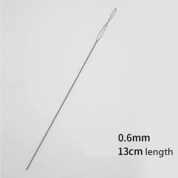 2Pcs/Lot Stainless Steel Big Eye Beading Needles Easy Thread String Cord Pins For Beads and Pearls DIY Jewellry Making Tools