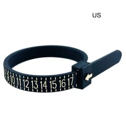 UK USA British American European Standard Measurement Belt Bracelet Rings Sizer Finger Size Screening Jewellery Tool Custom Logo